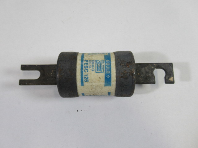 Gould Shawmut FESC-125 Class C Falt Trap 125Amp 600V USED