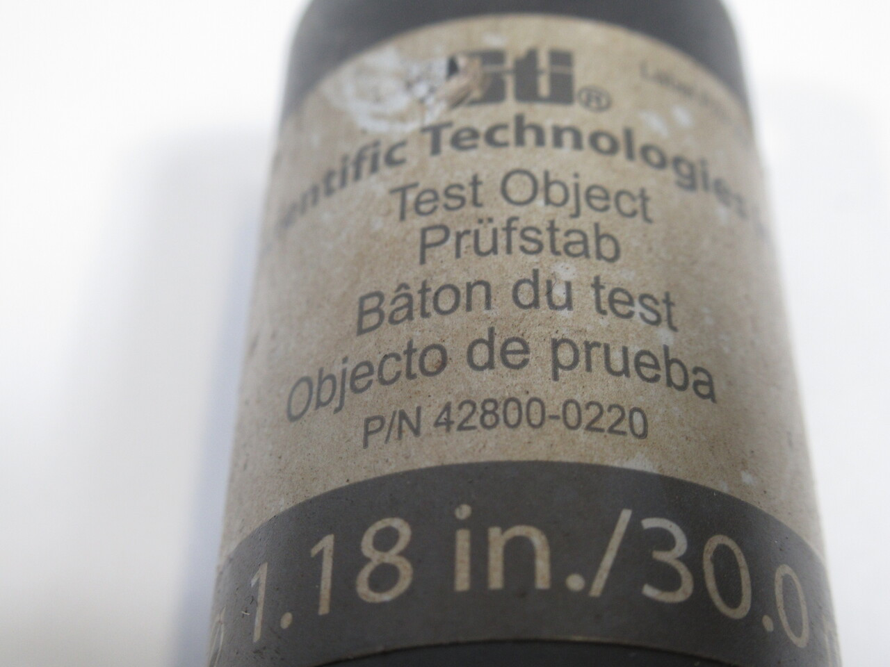 Omron 42800-0220 Test Object 1.18"/30mm Diam 10" L *No Key Ring* USED