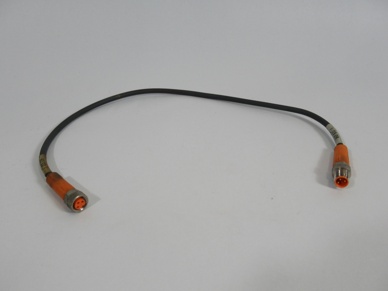 IFM Electronic EVC265 Connection Cable M8 Plug M8 Socket 0.3m USED