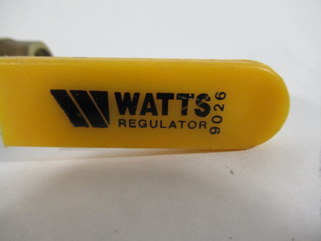 Watts Regulator Ball Valve 3/8” 400WOG 3-7/8" Length USED