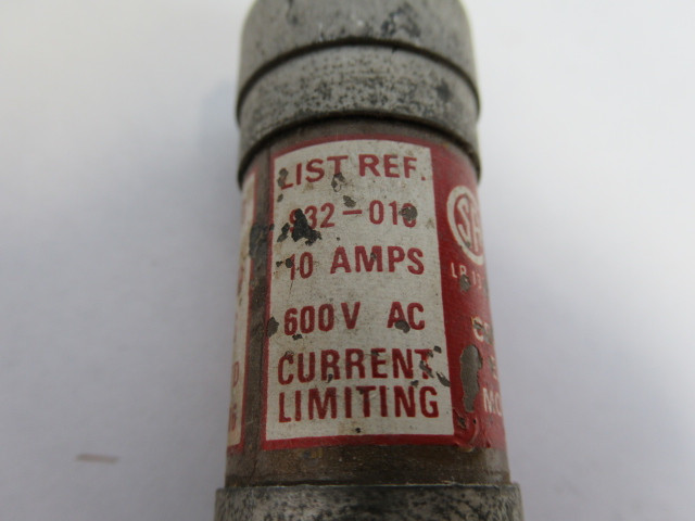 Aeroflex 932-010 HRC Form II Bolt On Fuse 10Amp 600V USED