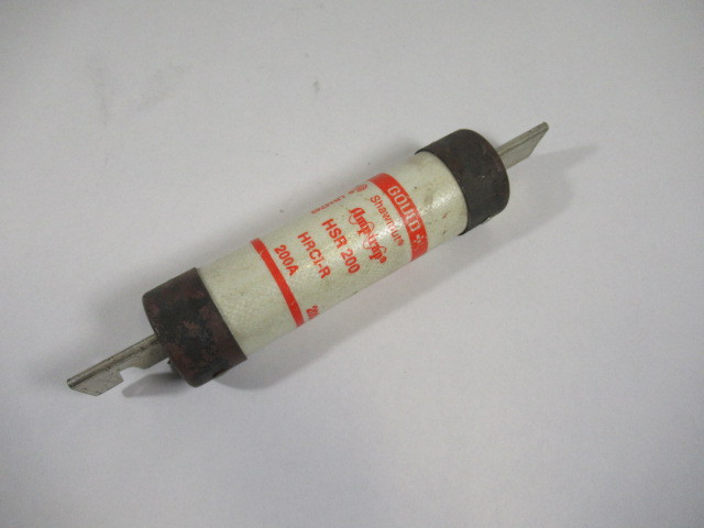 Gould Shawmut HSR-200 Amptrap HRCI-R Fuse 200A 600V 200k A.I.R USED