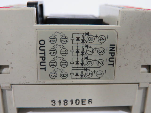 Omron G6D-F4B Terminal Relay 250VAC 30VDC 5A MISSING COVER & RELAY USED