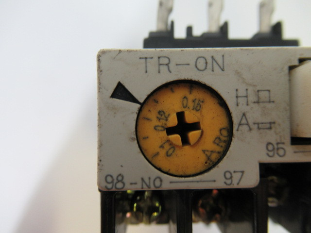 Fuji Electric TR-0N Overload Relay 600V 0.1-0.15A 1NO 1NC USED