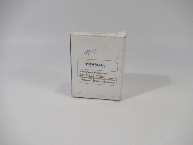 Pitanco 250LFB19 Glycerin Filled Pressure Gauge 0-3000 psi 1/4NPT ! NEW !