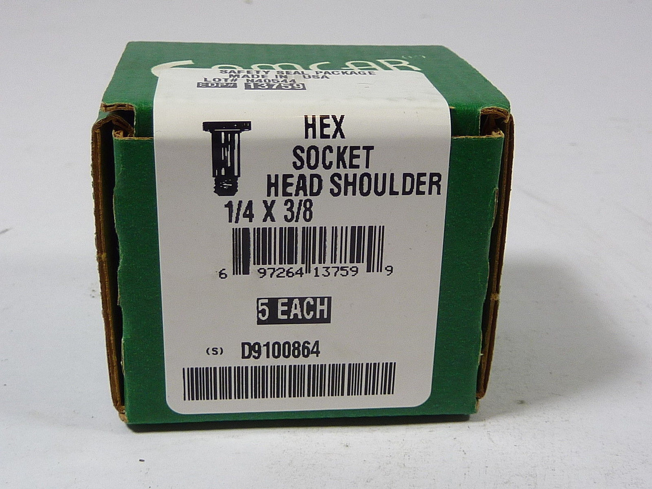 Camcar 13759 Hex Socket Head 1/4 x 3/8 Pack of 5 ! NEW !