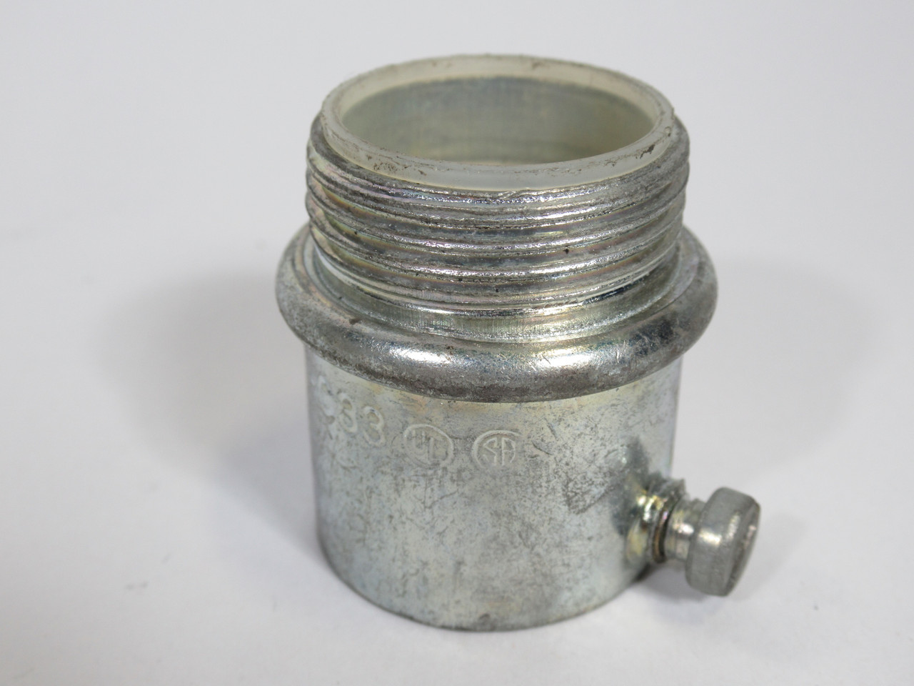 ETP I-C33 Steel EMT Set Screw Connector 1" T 1.32" OD 1.68" L Lot of 2 USED