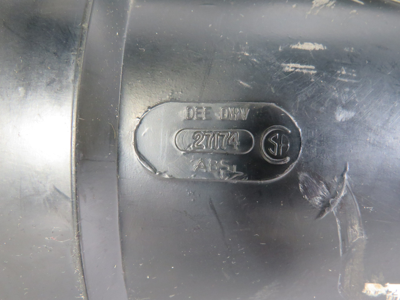 IPEX 027174 45-deg Wye Pipe 4" ABS-DWV USED