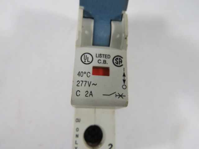 Allen-Bradley 1489-A1D020 Circuit Breaker 2A 277VAC 1P Series A USED