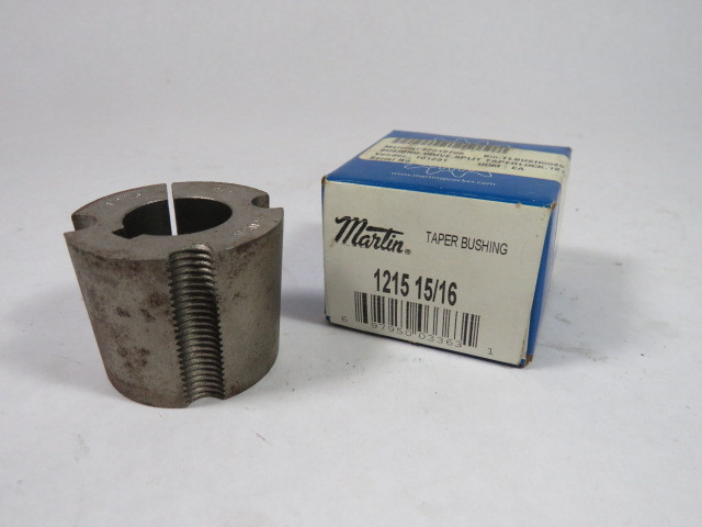 Martin 1215 15/16 Taper Bushing 1-7/8" OD 15/16" Bore 1-1/2" Length ! NEW !