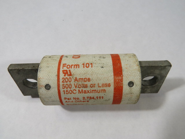 Gould Shawmut A50P200 Type 4 200A 500V 150C Max Fuse USED