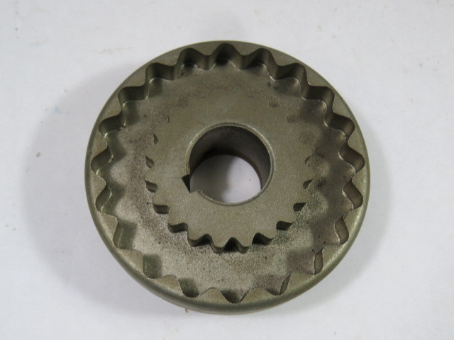 Martin 6J-1-1/8 Sleeve Coupling Flange 1-1/8" Bore 1-7/32" LTB 4" Flange USED