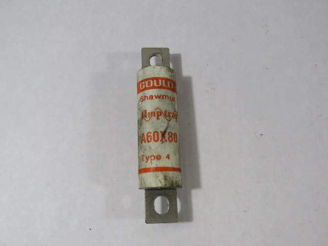 Gould Shawmut A60X80 80A 600VAC Type 1 Fuse USED