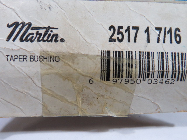 Martin 2517-1-7/16 Tapered Bushing 3-3/8" OD 1-7/16" Bore 1-3/4" LTB ! NEW !