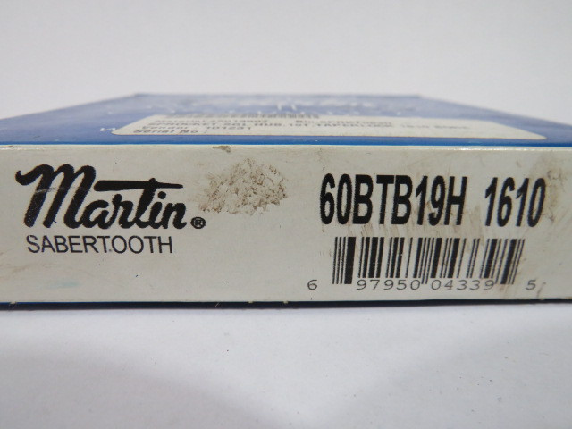 Martin 60BTB19H Bushing Bore Sprocket 1-5/8" Max Bore 19 Teeth 60 Chain ! NEW !