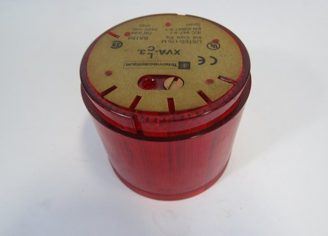 Telemecanique XVA-C34 Stack Light (No Bulb) 240V 7W Red USED