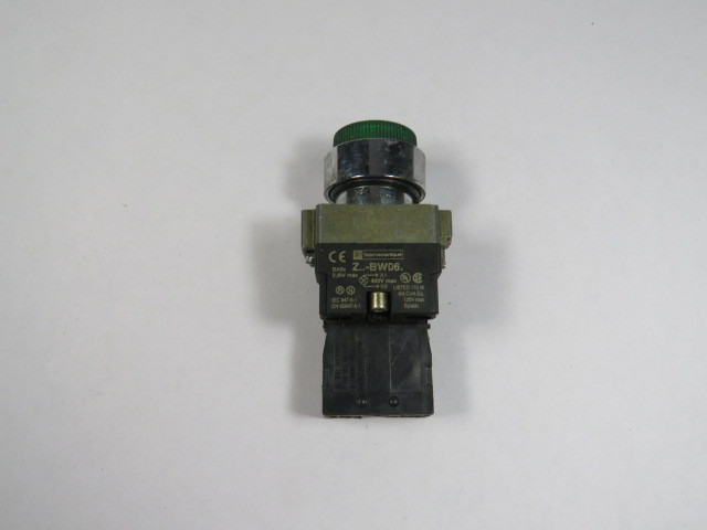 Telemecanique ZB2-BW133 Green Extended Push Button 1NO USED