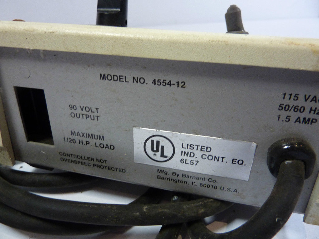 Cole Parmer 4554-12 Pump Controller 115V USED