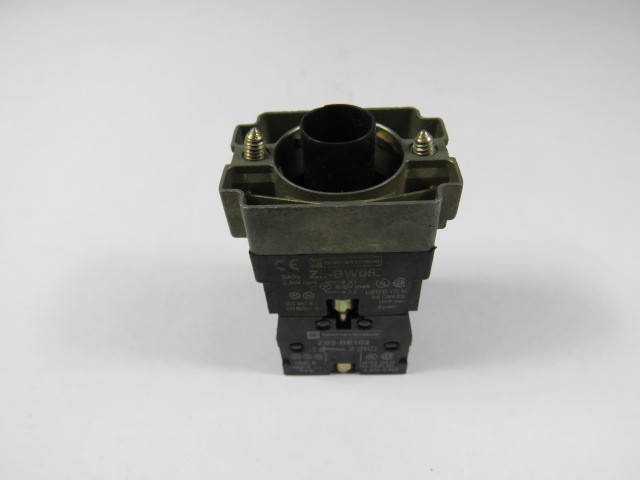 Telemecanique ZB2-BW064 Light Module Assembly w/ Contact Blocks 2NC USED