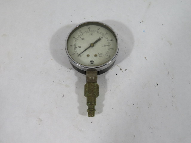 USG 165300 0-300psi 0-20bar Pressure Gauge 2-1/2” Lower Mount USED