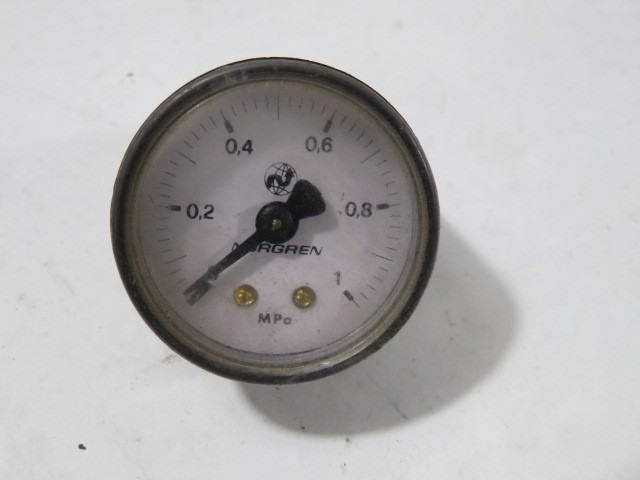 Norgren 0-1MPa Pressure Gauge 1/8” NPT Back Mount USED