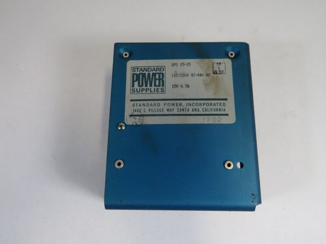 Standard Power Inc. SPS15-15 Power Supply 115/230V 47-440HZ USED