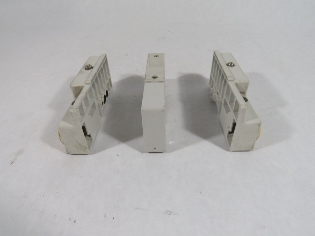 SMC SQ1000 L Kit End Plate Assembly U Side & D Side C/W SUP/EXH Block USED