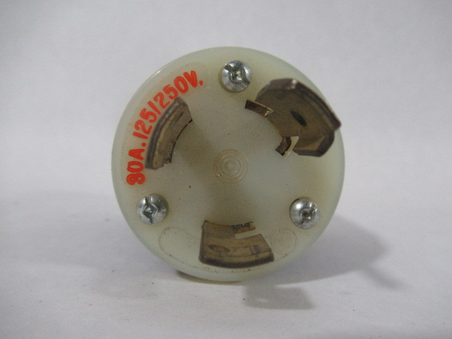 Hubbell 2661CN Twist Lock Plug 30A 125/250VAC 3 P 3 Wire USED