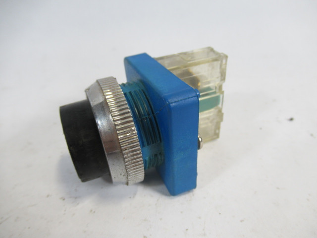 Rundel Extended Head Push Button 1NO Black 600VAC 10A USED