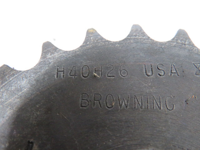 Browning H40H26 Sprocket 4.7" OD 1.6" Bore 26 Teeth USED