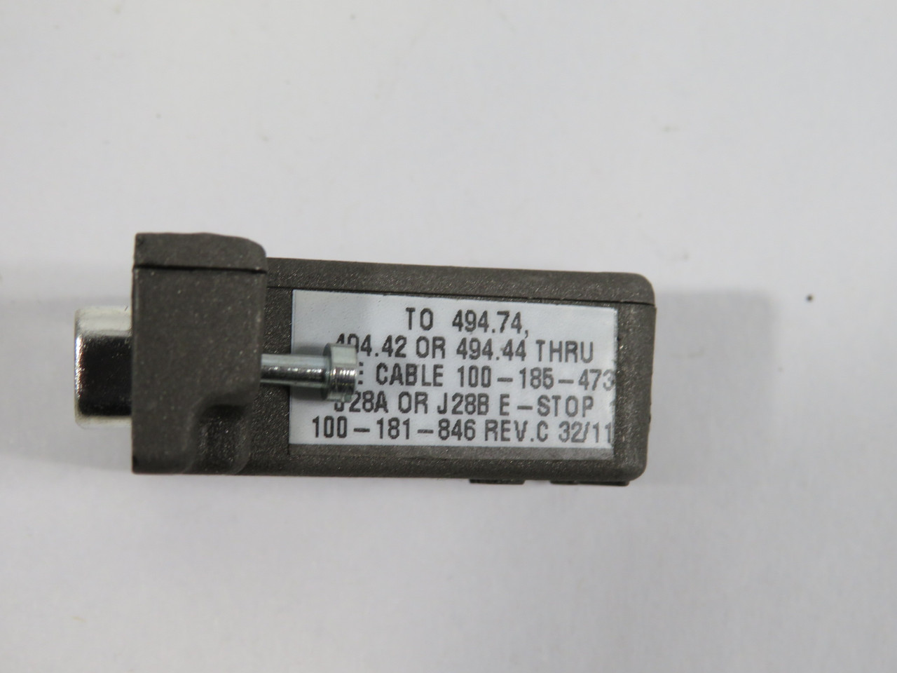 IDM 100-181-846 Jumper Plug Revision C ! NOP !