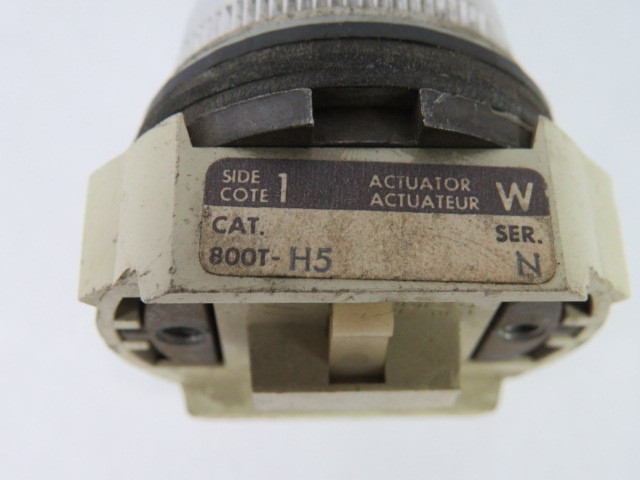Allen-Bradley 800T-H5 Ser N Selector Switch No Contact Block 2-Position USED