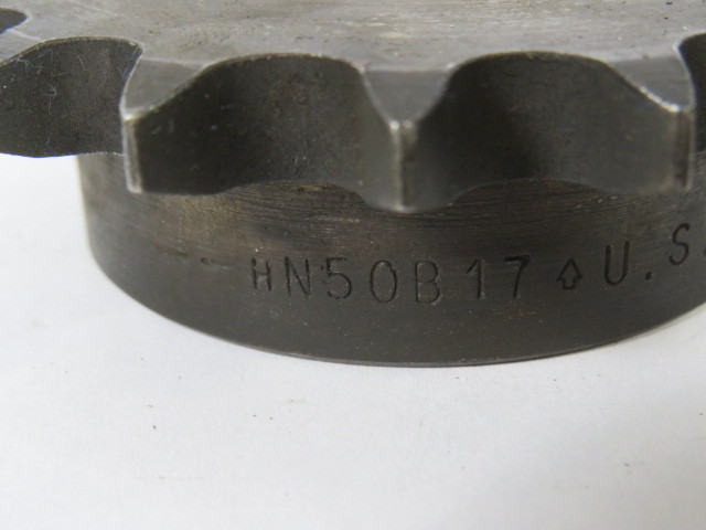 Generic HN50B17 Idler Sprocket 3.9" OD 0.9" ID 17 Teeth USED