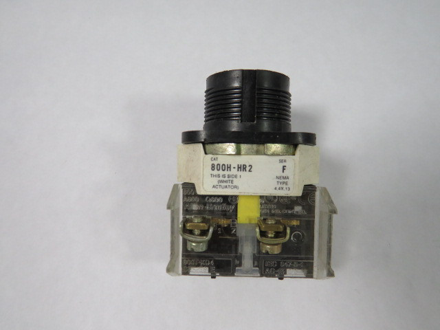 Allen-Bradley 800H-HR2D2 Series F Selector Switch 1NC 2-Position USED