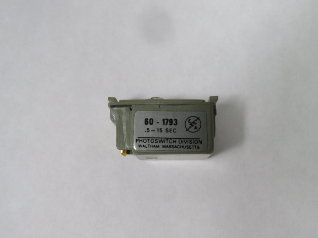 Photoswitch Division 60-1793 No Series One Shot Delay Module .5-15sec USED