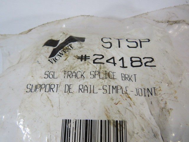 Vicwest 24182 SGL Track Splice Bracket ! NWB !