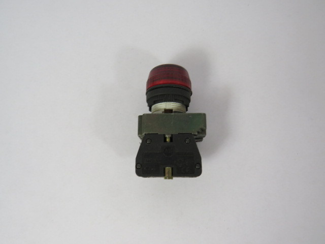 Allen-Bradley 800EP-PL4-2DL0 Optically Enhanced Red Pilot Light USED