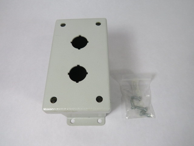 Rittal 8017665 2-Hole Mini Push Button Enclosure 6.61" USED