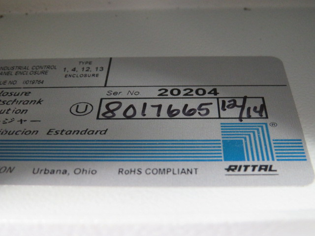 Rittal 8017665 2-Hole Mini Push Button Enclosure 6.61" USED