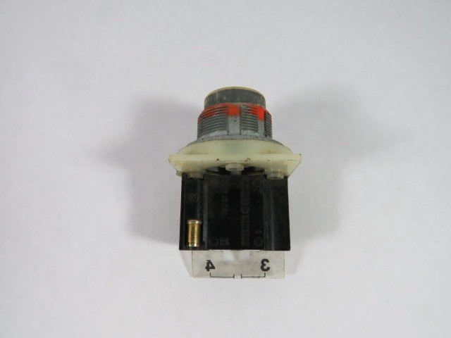 Square D 9001-KR3BH13 Black Push Button 6A 120-600V 1NO/1NC USED