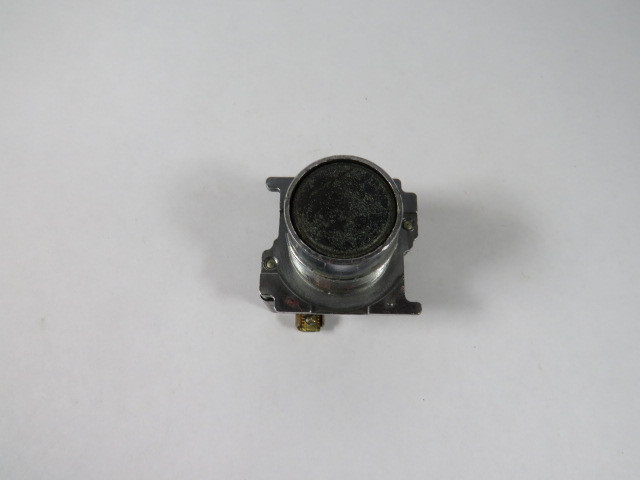 Cutler-Hammer 10250T23B Black Flush Push Button 1NO USED