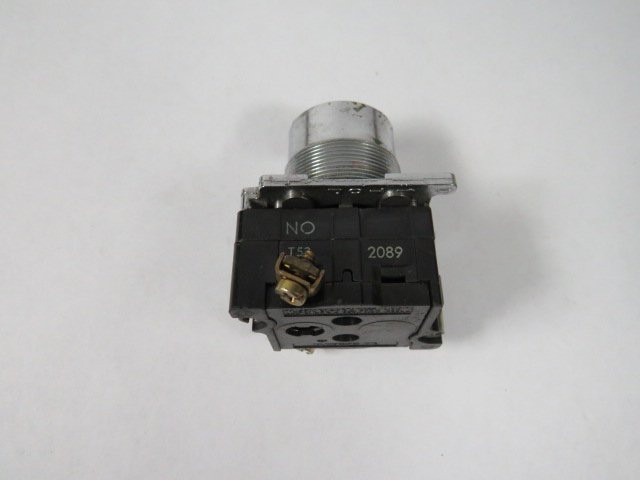 Cutler-Hammer 10250T23B Black Flush Push Button 1NO USED