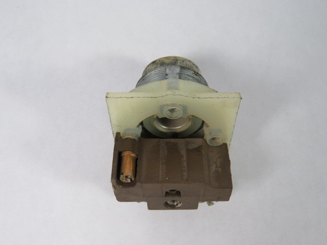 Square D 9001-KR3BH5 Black Push Button 600V 1NO Brown 9001-KA2 USED