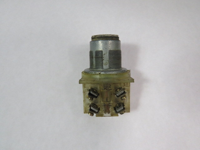 Square D 9001-KS88 Selector Switch 1NO/1NC 4-Position No Knob Operator USED