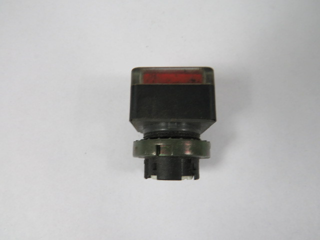 General Electric P9SPLRGD Red Push Button "F1" No Mounting Latch USED
