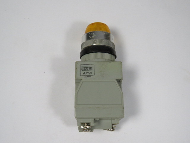 Izumi APW226DY Yellow Pilot Light 200/220V 50/60HZ USED