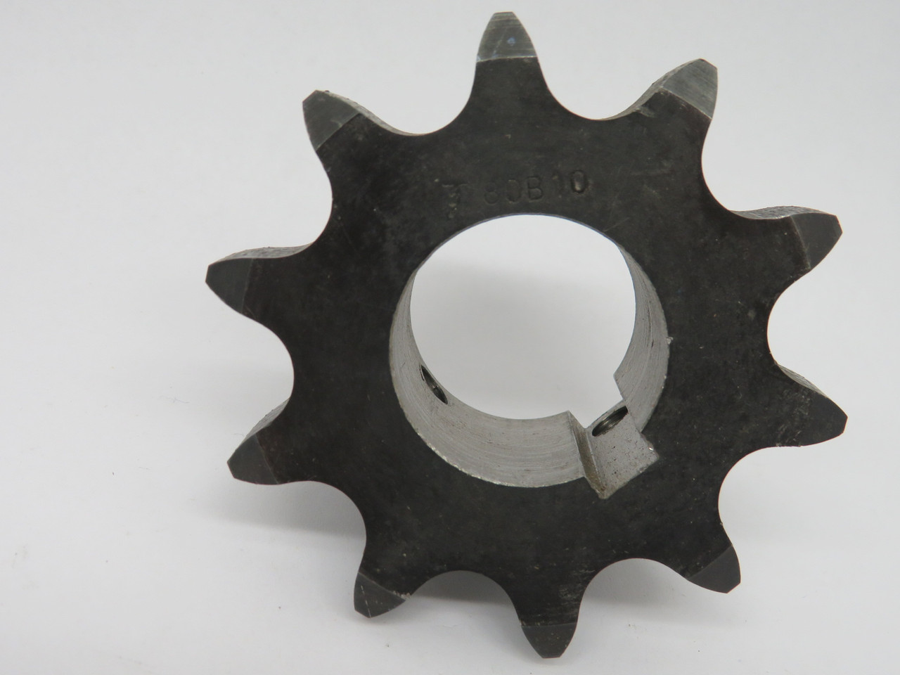 Tsubaki 80B10 Roller Chain Sprocket w/Keyway 1-1/2"ID 10T 80 Chain 1" Pitch USED