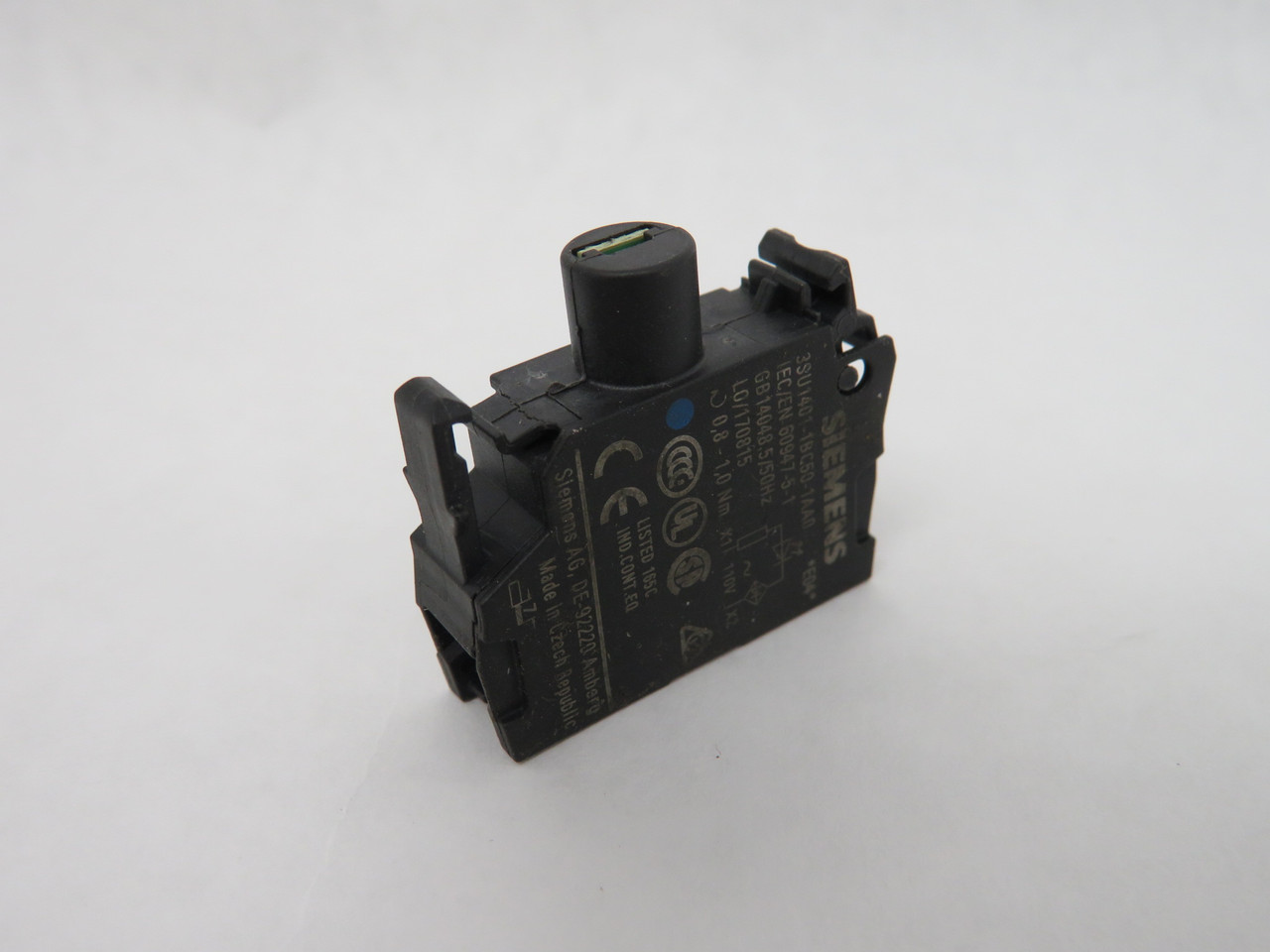 Siemens 3SU1401-1BC50-1AA0 Blue LED Light Module 110VAC 50Hz USED