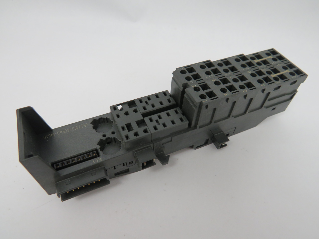 Siemens 6ES7-193-4CF40-0AA0 Module Term PLC Block MISSING CONNECTORS USED