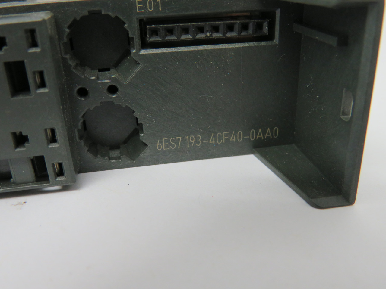 Siemens 6ES7-193-4CF40-0AA0 Module Term PLC Block MISSING CONNECTORS USED